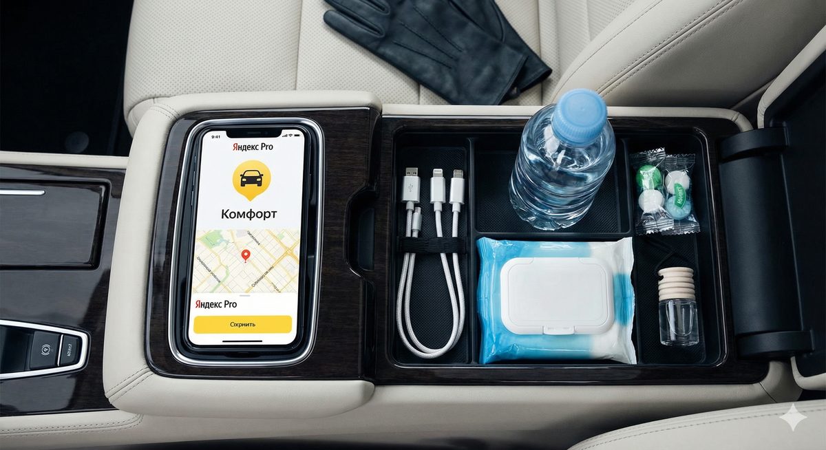 Первый день в такси тариф Комфорт: чек-лист, настройка, чаевые